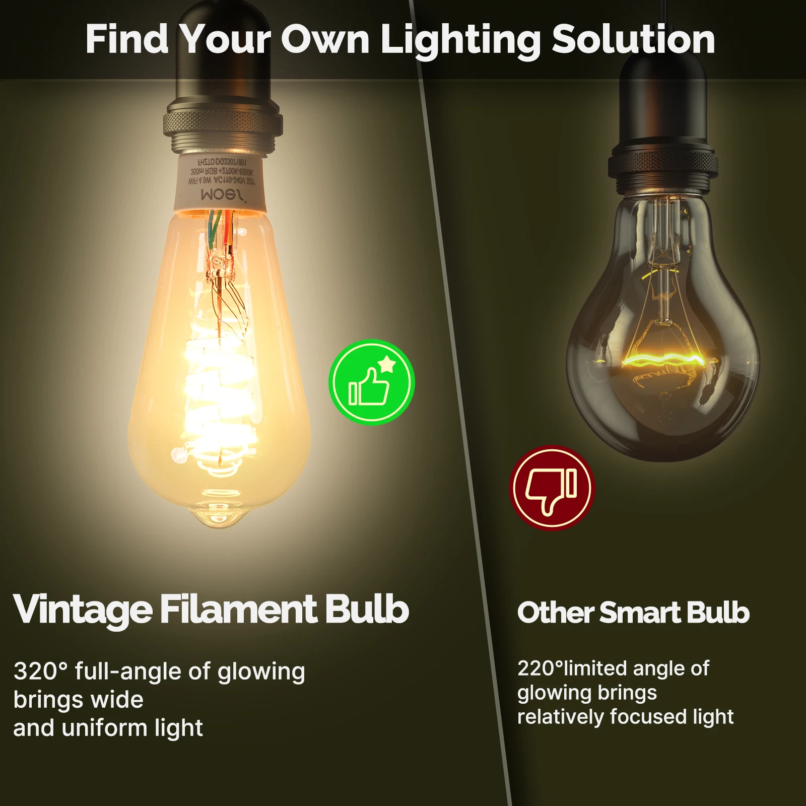 MOES Tuya WiFi Smart ST64 Edison светодиодные лампочки 16 миллионов RGB Меняющие цвет 2700K-6500K диммируемая работа с Alexa/Google Home