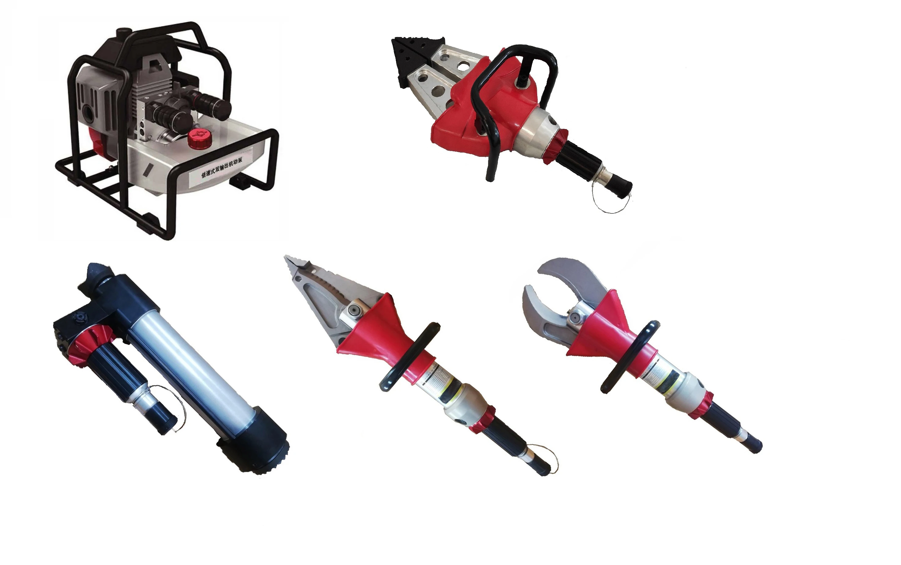 Factory Direct Supply Strong Force Tear Gap Hydraulic Rescue Combi-tool Can Be Used with Hauling Chain