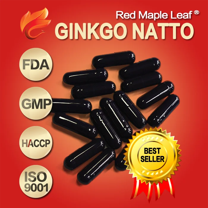 100% Pure Natural Whitening Ginkgo Biloba Extract Capsules