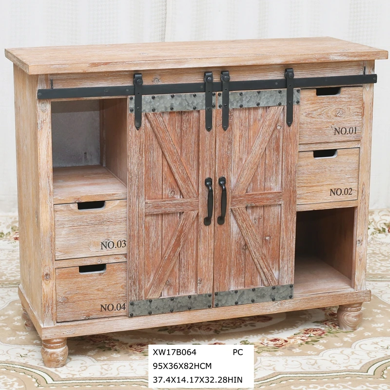 Деревянная мебель из ротанга буфетный шкаф с