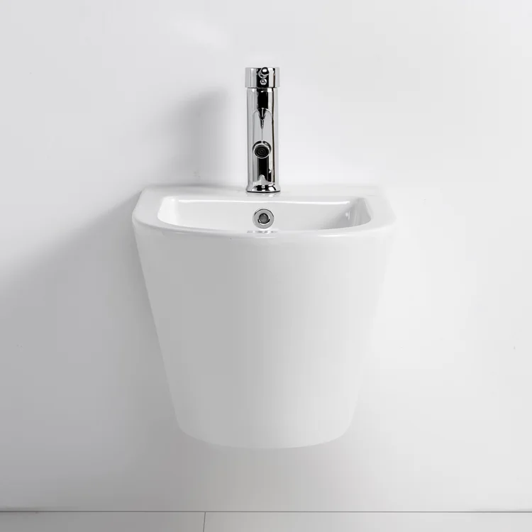 European Modern Ceramic Hanging bidet Luxury Sanitary Ware Wc Mounted Bowl Bidet