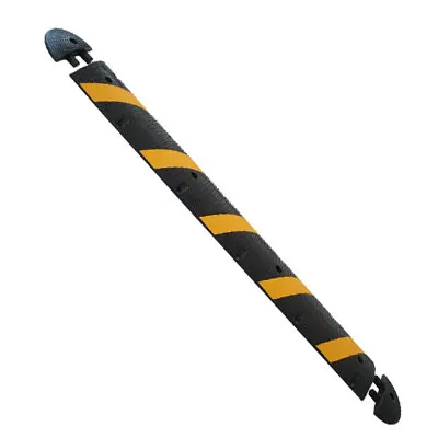 Rubber Speed Bumps Traffic Driveway Heavy Duty Speed Bump Hump For Asphalt Concrete Garage Gravel Roads