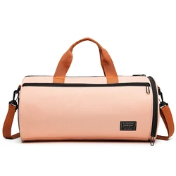 Tuguan small private label training bag mini sport gym bag pink women pink bags duffle