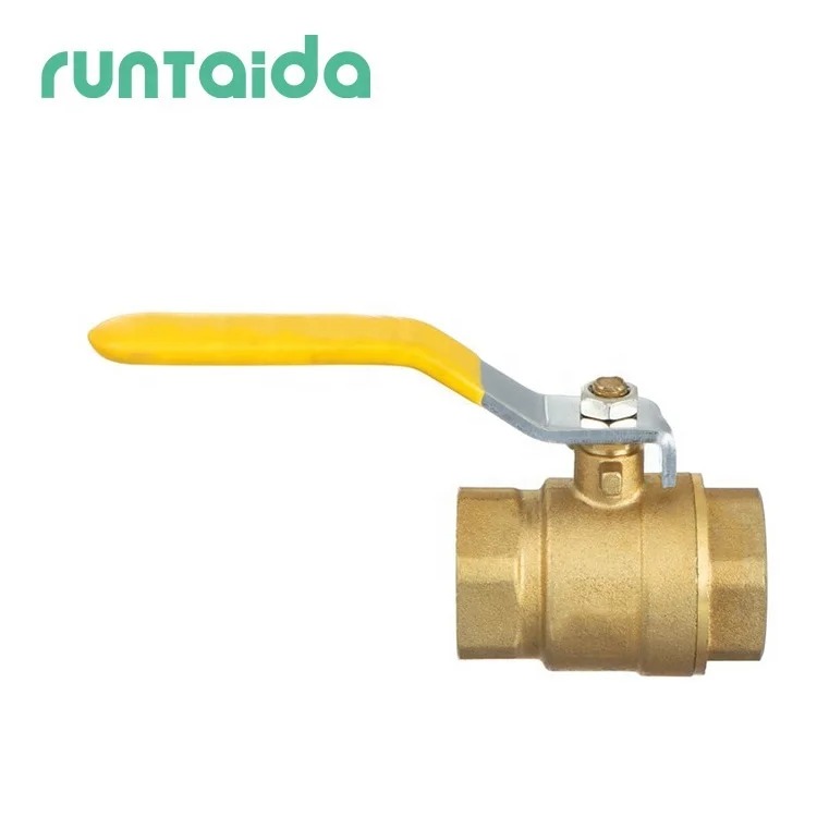 1/2 4 2 inch full welded 2 Piece Screw brass Ball Valve