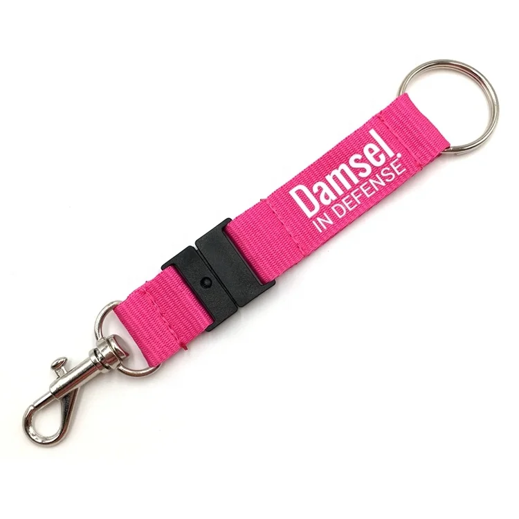 
OEM Supply Dye Sublimation Printing Short Lanyards With Lobster Clip 