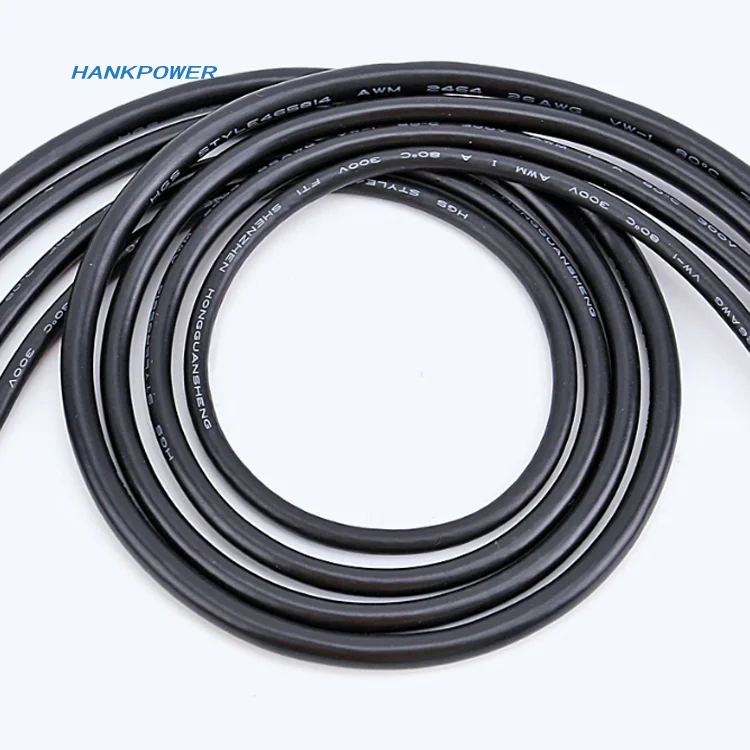 3-Core Shielded Wire Braided Aluminum Foil 3 Cores 28 26 24 22 20 18 AWG US Standard 2464 Shield Cable
