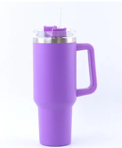 New Design Adventure Quencher vacuum metal cup stainless travel mug 40oz insulated handle tumbler with lids and straw