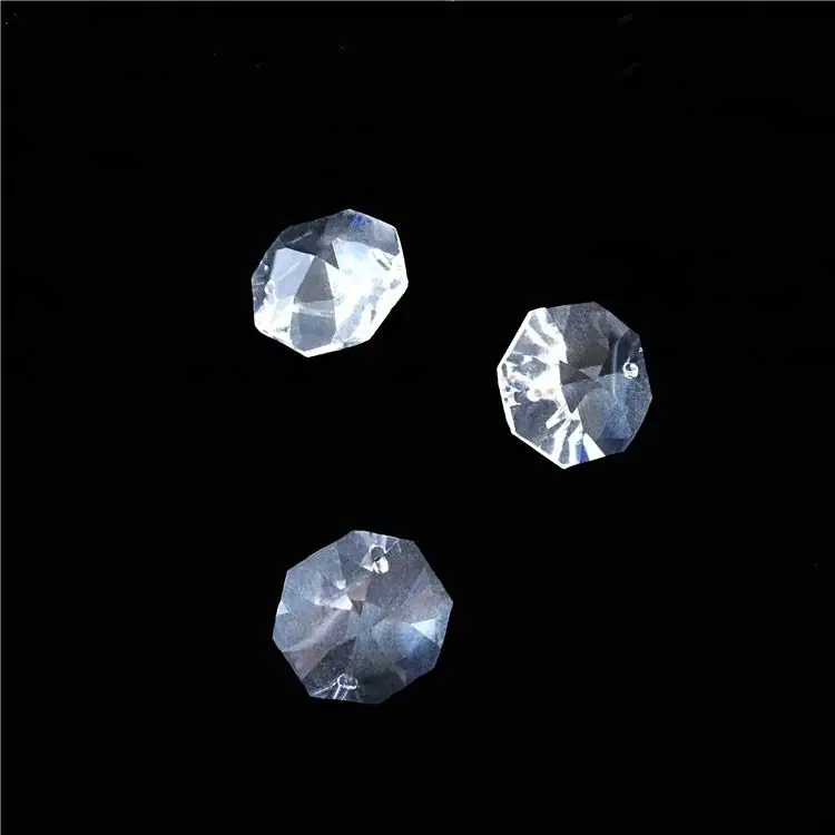 Honor of crystal 24mm Crystal 16 Faceted Chandelier Beads Clear In One Hole For Garland Wedding Strand Parts