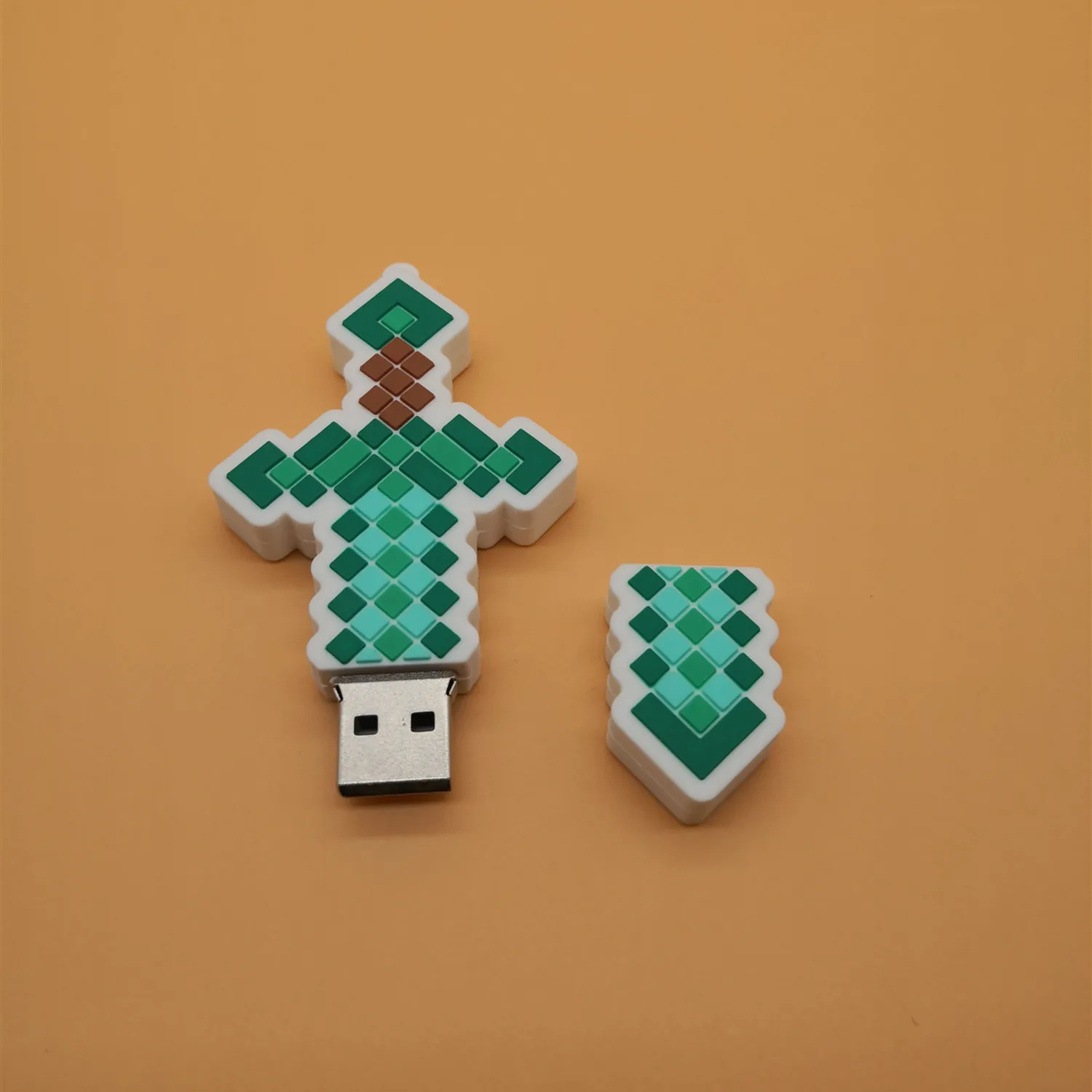 High Speed Memory Usb Stick PVC 32GB Cle Usb Pendrive 32GB LOGO Customized Sword Shaped Gift Toys Flash Disk