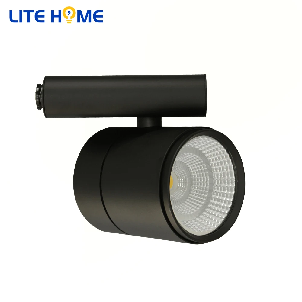 LED Track Light 40W High CRI 90 Diameter 110mm Spotlight LED COB Track Light 4 Wire for Museum Clothing stores