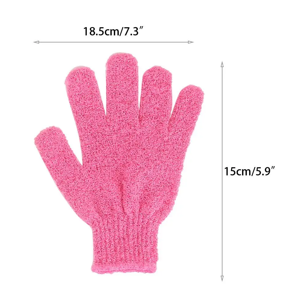 Five Fingers Bath Gloves Household Shower Towel Scrub Body Wash Children Home Supply Elastic Wipe Back Bathing Cleaning Gloves