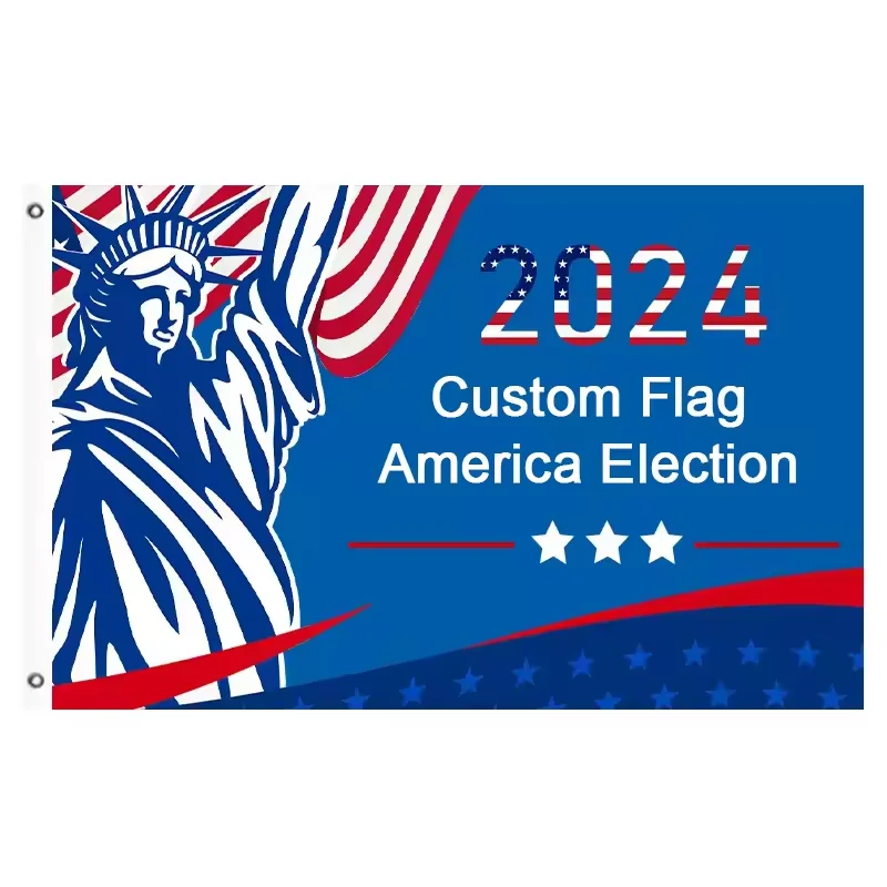 Hot  Sale  Custom Polyester Presidential Election 2024 3x5Ft Take America Back Save America Again Flags