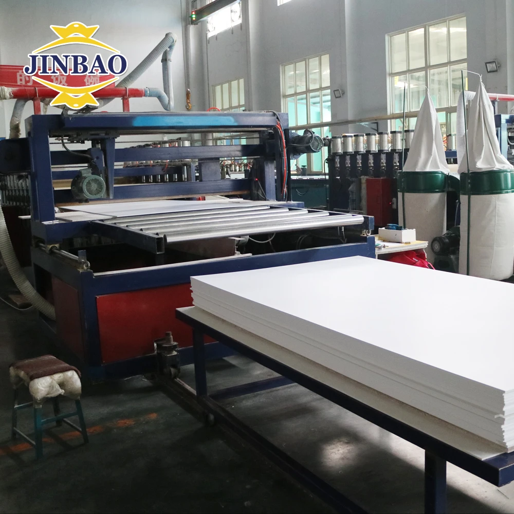 JINBAO высокое качество пвх форекс доски 0.55 плотность 4x8ft 1220x2440 мм белый лист пены для спортивного инвентаря