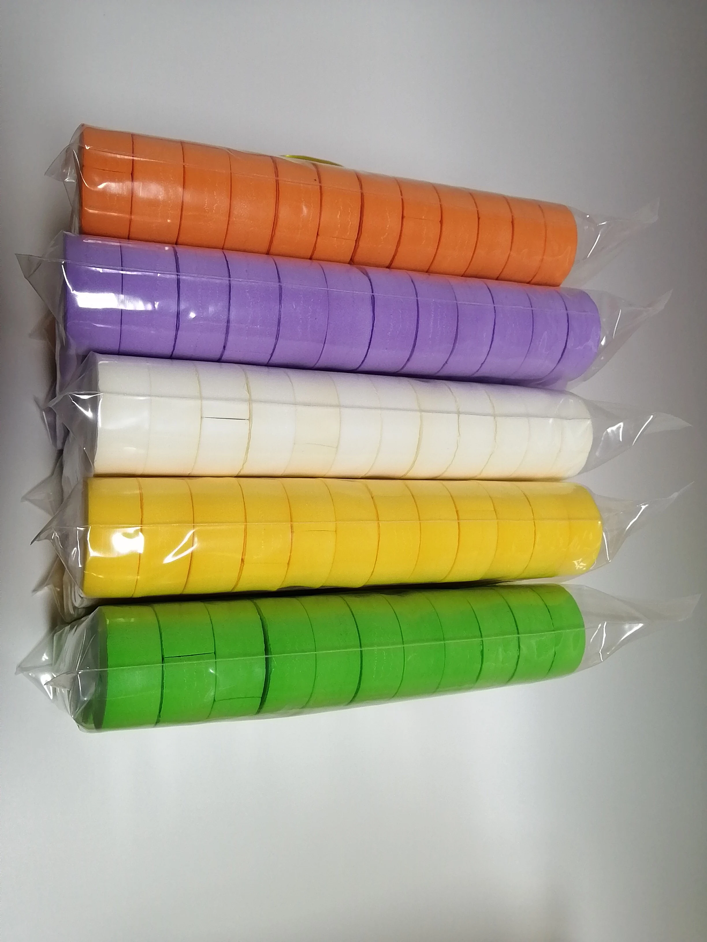 Clone Collars, Neoprene Inserts 2 inch for Clone Machines and 2 in Net Pots in Hydroponic Systems Green Color 75 Pack (6-Colors-