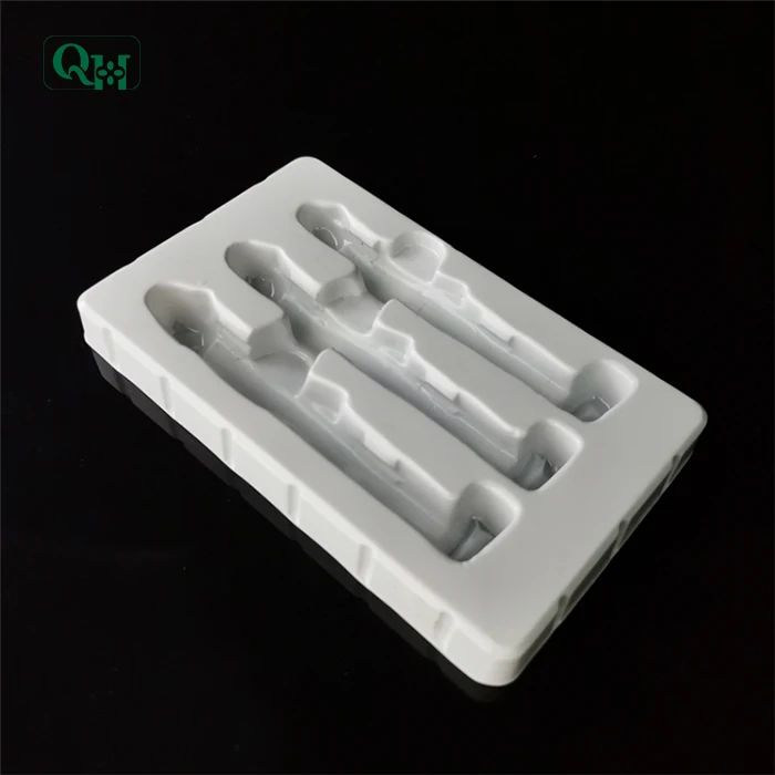 
Performance fish lure blister pack tray clear plastic waterproof fish tackle box for fishing hook 