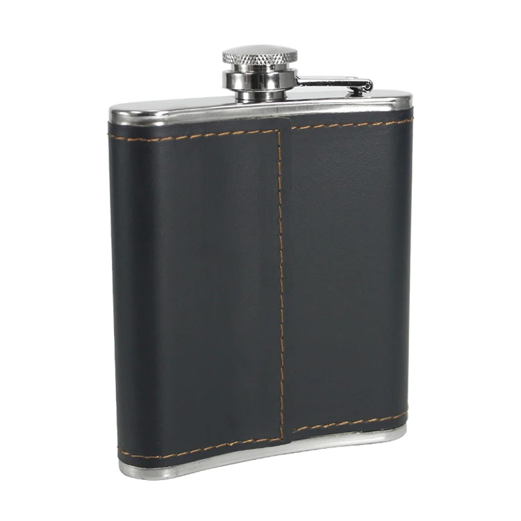 
August 2019 New Arrival Alcohol Accessories Hip Flask Leather, New Products 2019 Whiskey Liquor Gift Leather Hip Flask Holder 
