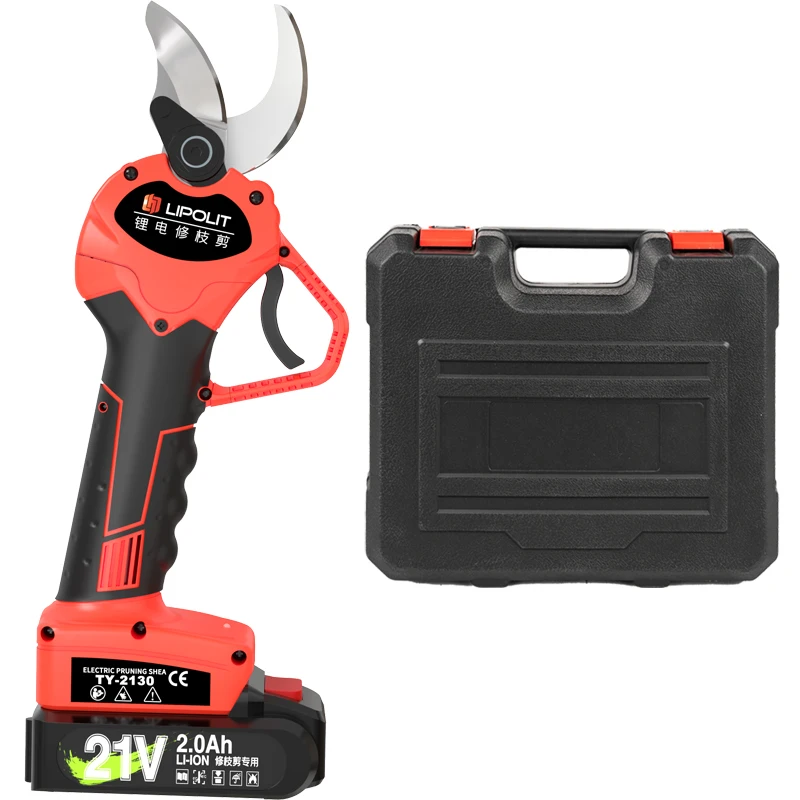 Amazon hot Electric Pruning Shears 1.2 (30mm)Cutting Diameter With 2 Pack 21V chargeable Battery SK5 Blade For Gardening