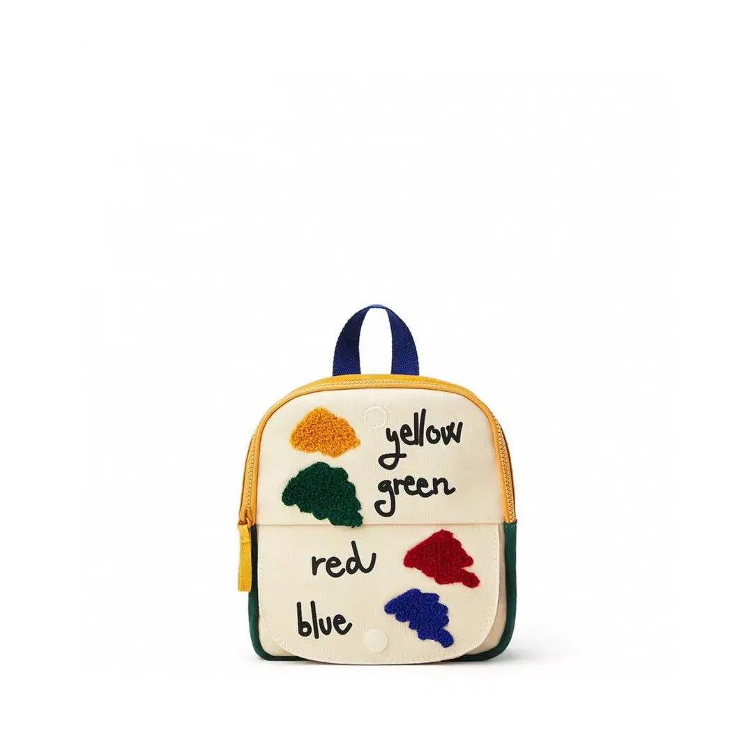 Hot Sale Boy Girls Daypack New Arrival Kids Small School Backpack Promotion Children Cloud Canvas Letter Bag