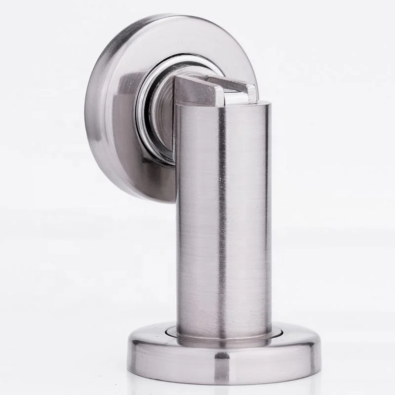 GUIDE Factory wholesale cast style home door catch strong magnetic heavy doorstop stainless steel door stopper