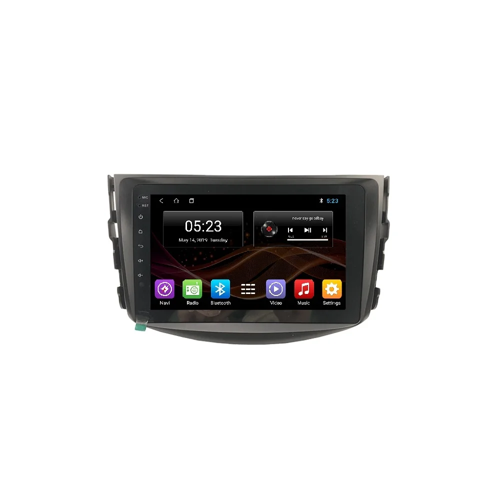 Android touch screen wholesale GPS Navigation Auto Multimedia Radio  Car DVD Player For Toyota RAV4 2007-2011 Phone Link