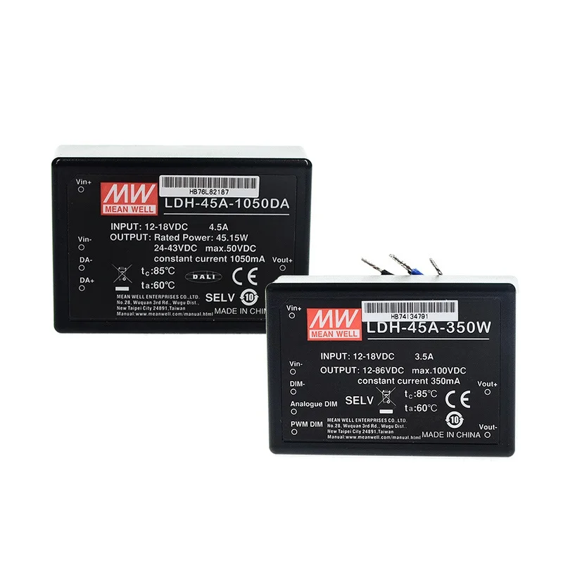 Meanwell LDH-45 Series LDH-45A-700 LDH-45B-700 LDH-45A-700W LDH-45B-700W  DC-DC Step-up Constant Current LED Driver