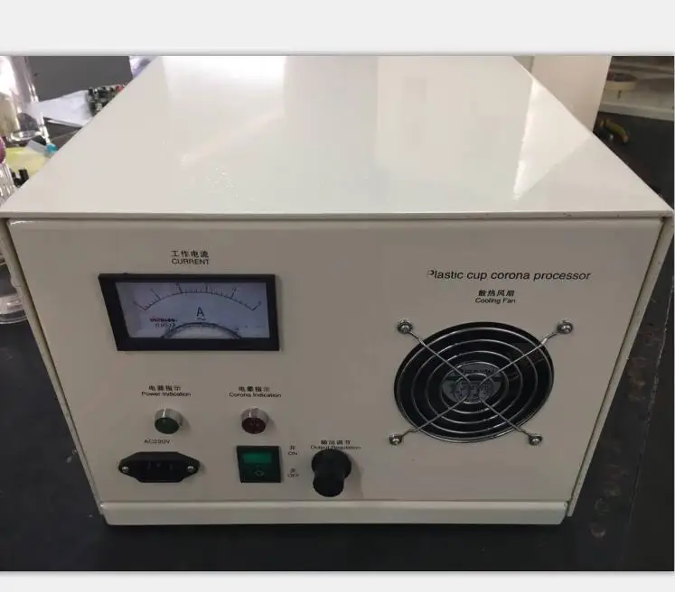 plastic cup film bottle plasma corona treatment machine