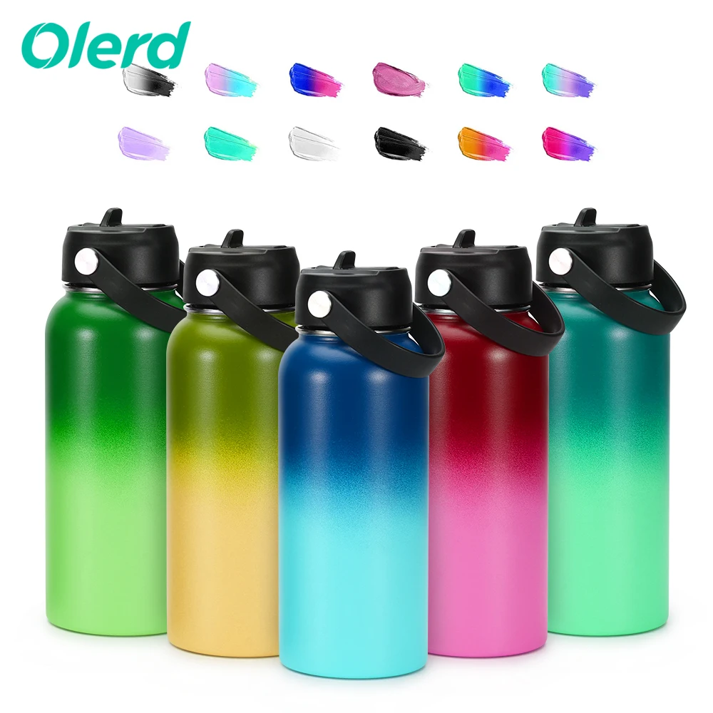 Manufactured 32oz 40oz Insulated Water Bottle stainless steel water bottle New magnetic lid with iphone