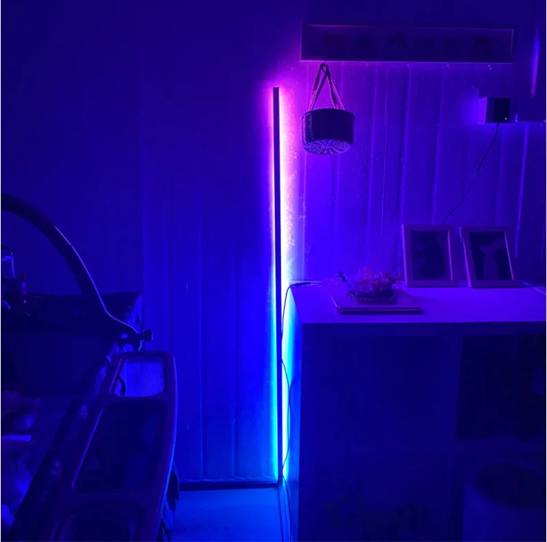 Floor Triangle Floor Lamp Standing Lamps Home Decor Simple Nordic Light Metal Modern