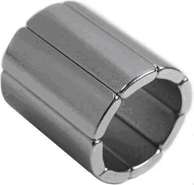 Certificated Permanent Neodymium N35SH,N38SH,N40SH,N33UH Nickel Coated Gearless Motor Arc Magnet