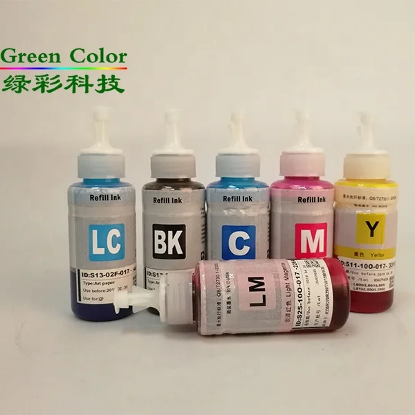 Горячие продажи чернил подходит для EPSON L801/L800/L810 /L850/L1800 краситель чернила по заводской цене