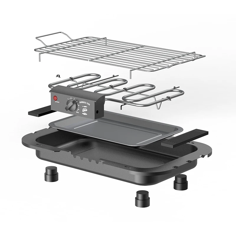 
2000W Korean Barbecue Grill BY-H6 Family Party foodi grill griddle plate 