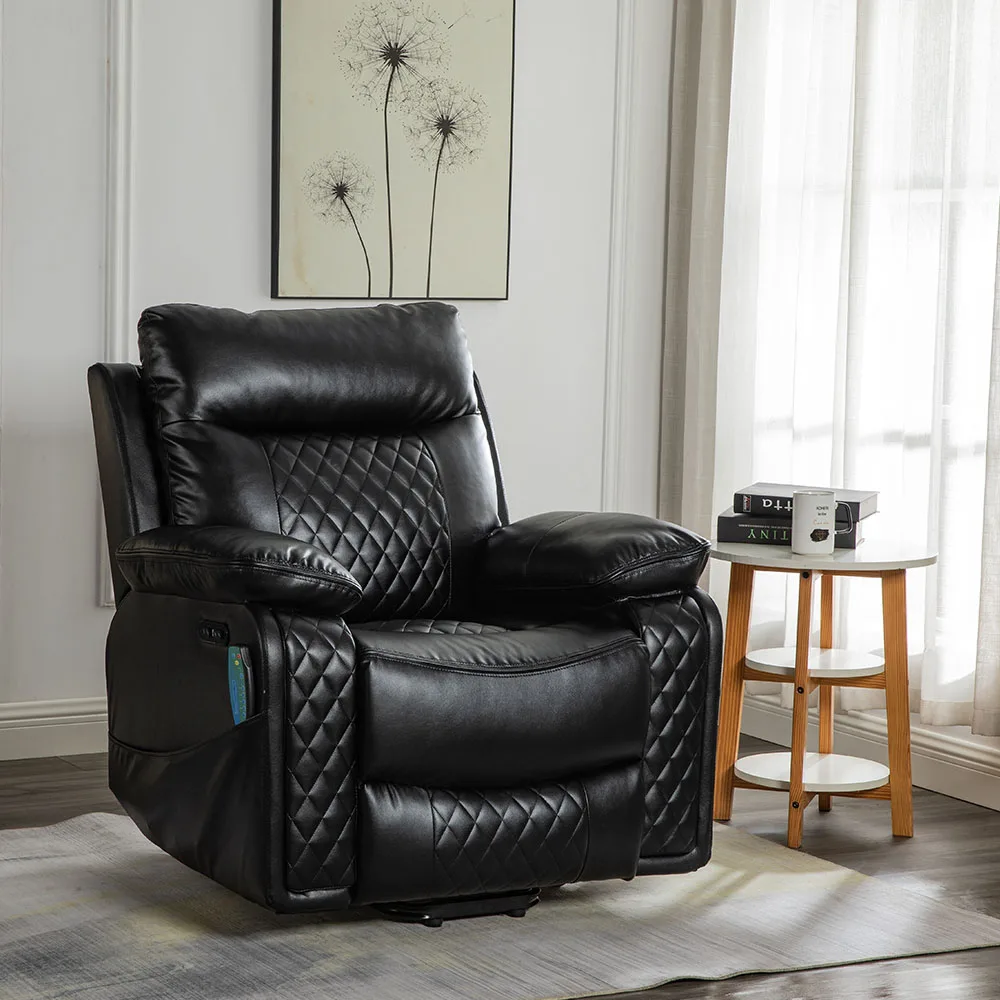 XIHAO Modern European Style PU Leather Reclining Chairs Manual Recliner Sofa For Sale