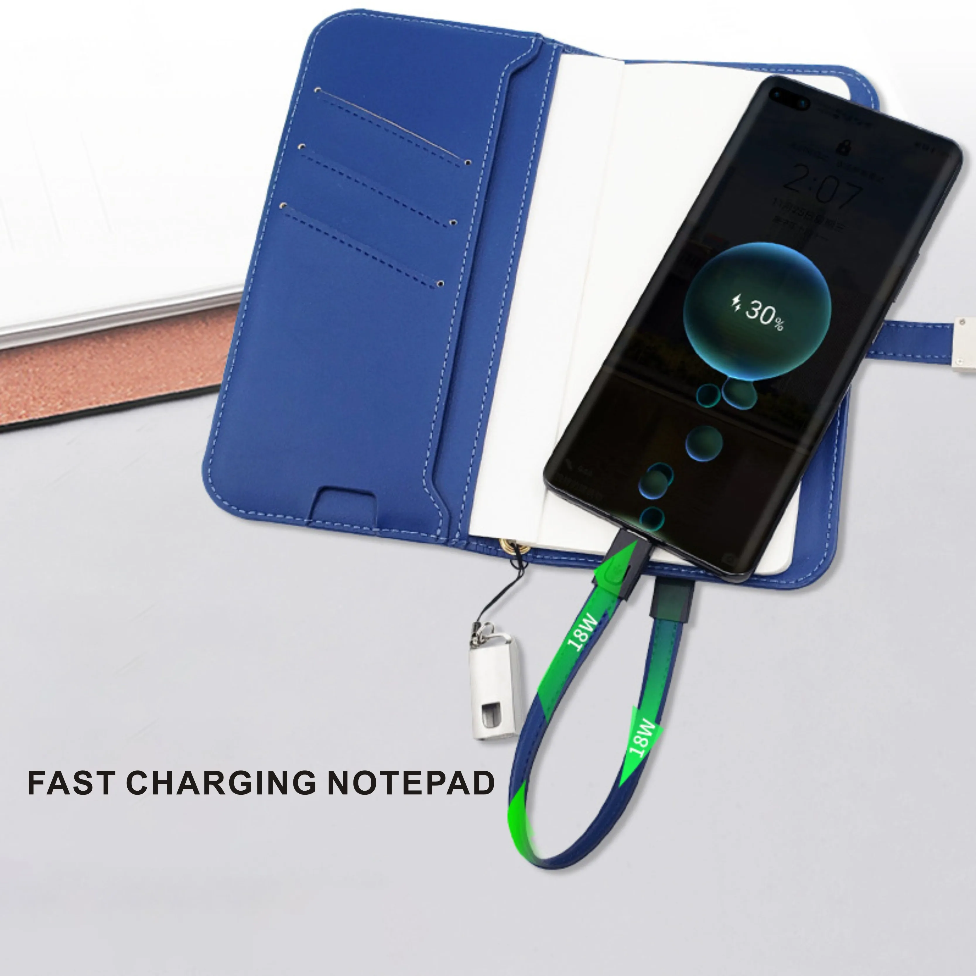 Practical and Convenient Card Case Diary With Fast Charging U Disk Fast Charging Line Fast Charging Notepad