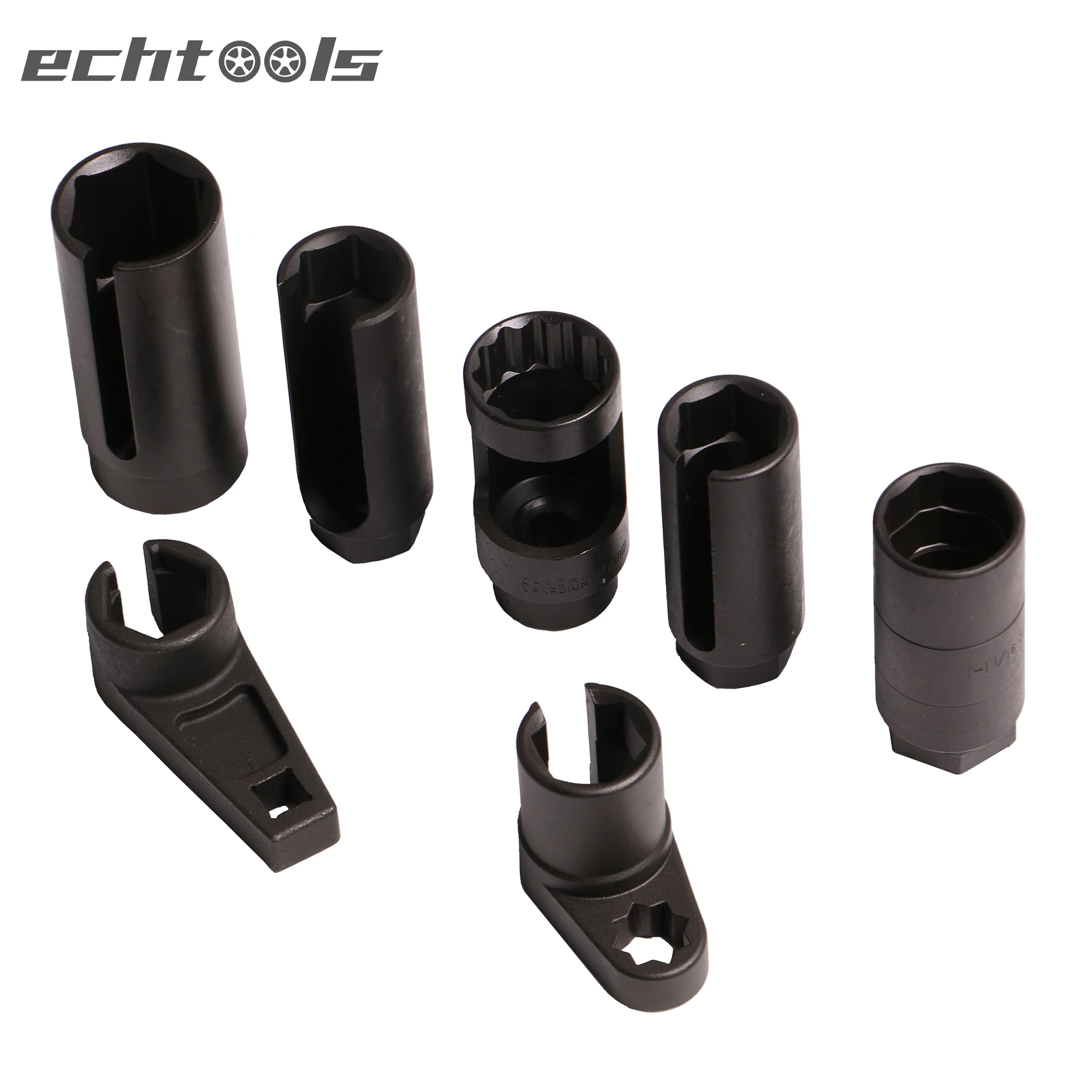 Oxygen Sensor Socket Set 7pcs Automotive Sending Unit Master Sensor Socket Set