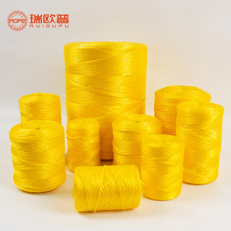 High Quality 3 4 Strands Round PE/PP Rope Baler Twine