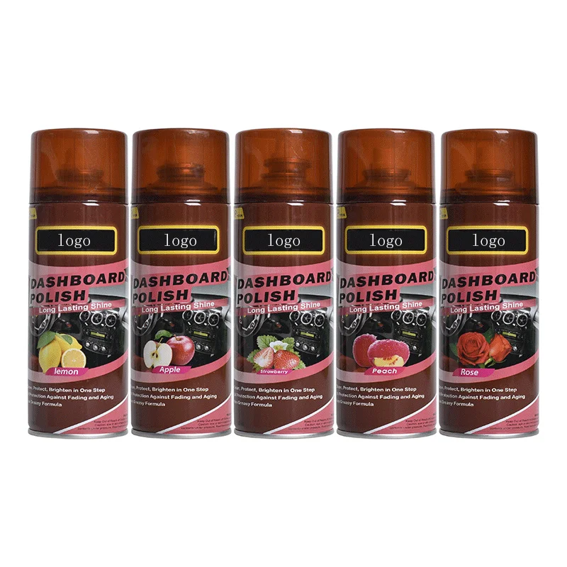 Long-Lasting Aerosol Car Dashboard Polish Effective Dashboard Wax Refurbishment for Automotive Supplies Auto Polish