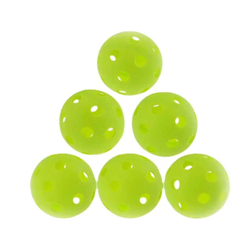 Strong Outdoor Balls Bulk 40 Holes Indoor Balls Visible and Excellent Bounce Outdoor Balls for Tournament Play and Training