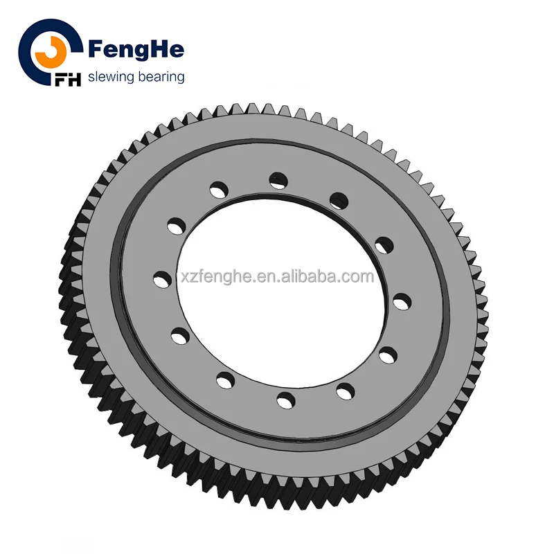slewing bearing parts, Lightweight slewing bearing manufacturer, high-precision rotating platform rotating tooth plate