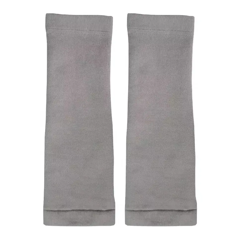 Nude women calf running medical nylon spandex compression calf leg sleeve