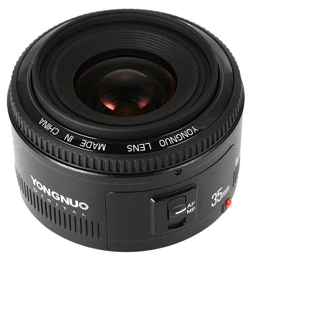 YONGNUO YN35mm F2/F2N Lens 1:2 AF/MF Wide-Angle Fixed Prime Auto Focus Lens for Nikon Canon EF Mount EOS DSLR Cameras 60D 5DII