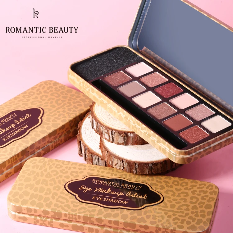 Romantic Beauty Fashion Matte Eyeshadow Palette Glitter Eye Shadow Makeup Nude Makeup Set Korea Cosmetics