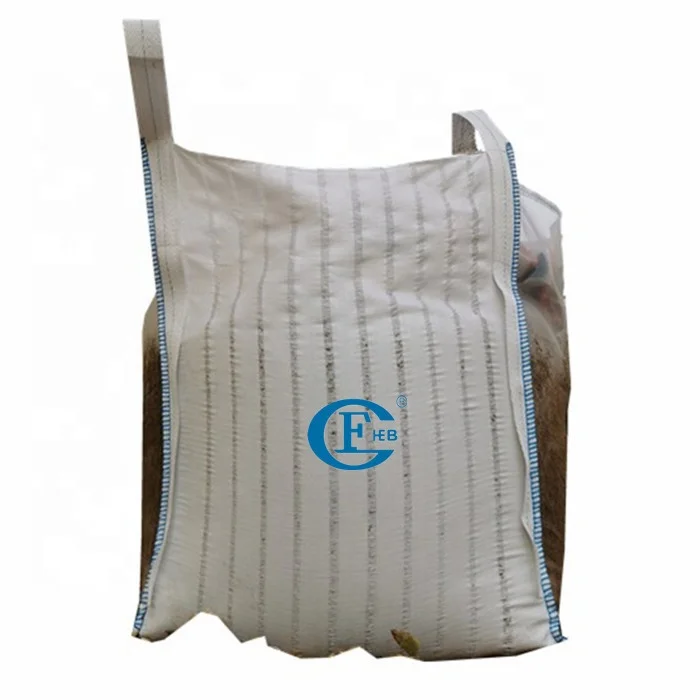 
factory price breathable mesh log Firewood packing wood Bag Big Ventilated Bulk Bag 