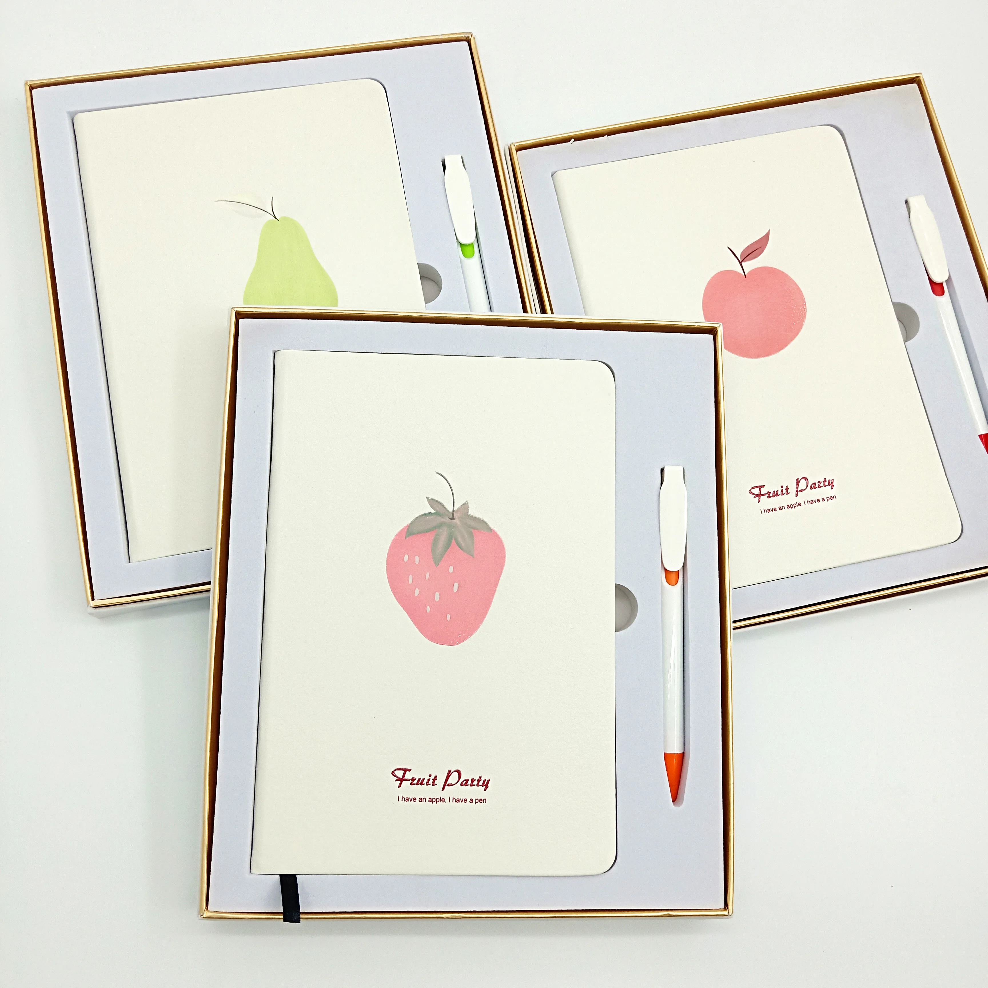 quality custom executive notebook diary and pen gift set for office stationery