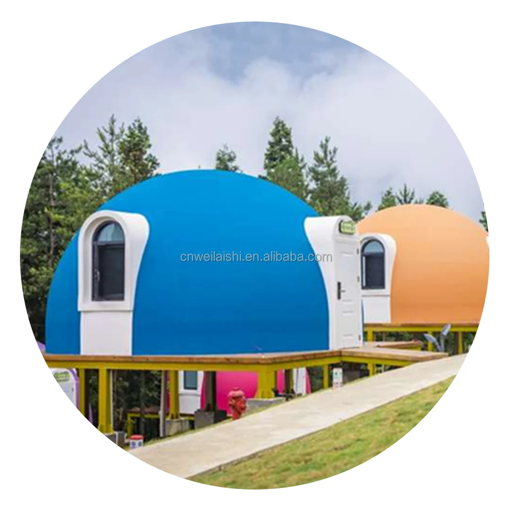 mold eps geodesic dome house 6.5 m round dome light graphene eps prefab houses geodome greenhouse tent