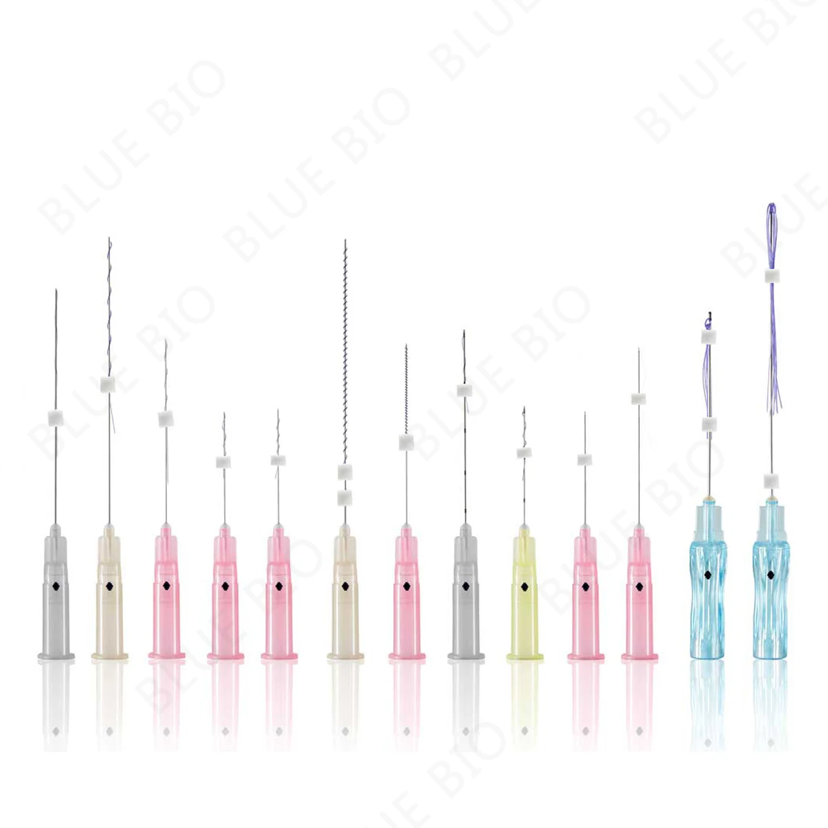 Korea PDO Mono screw threads Facial Lifting wires 29g 25mm 38mm Hilos Tensores Thread Lift