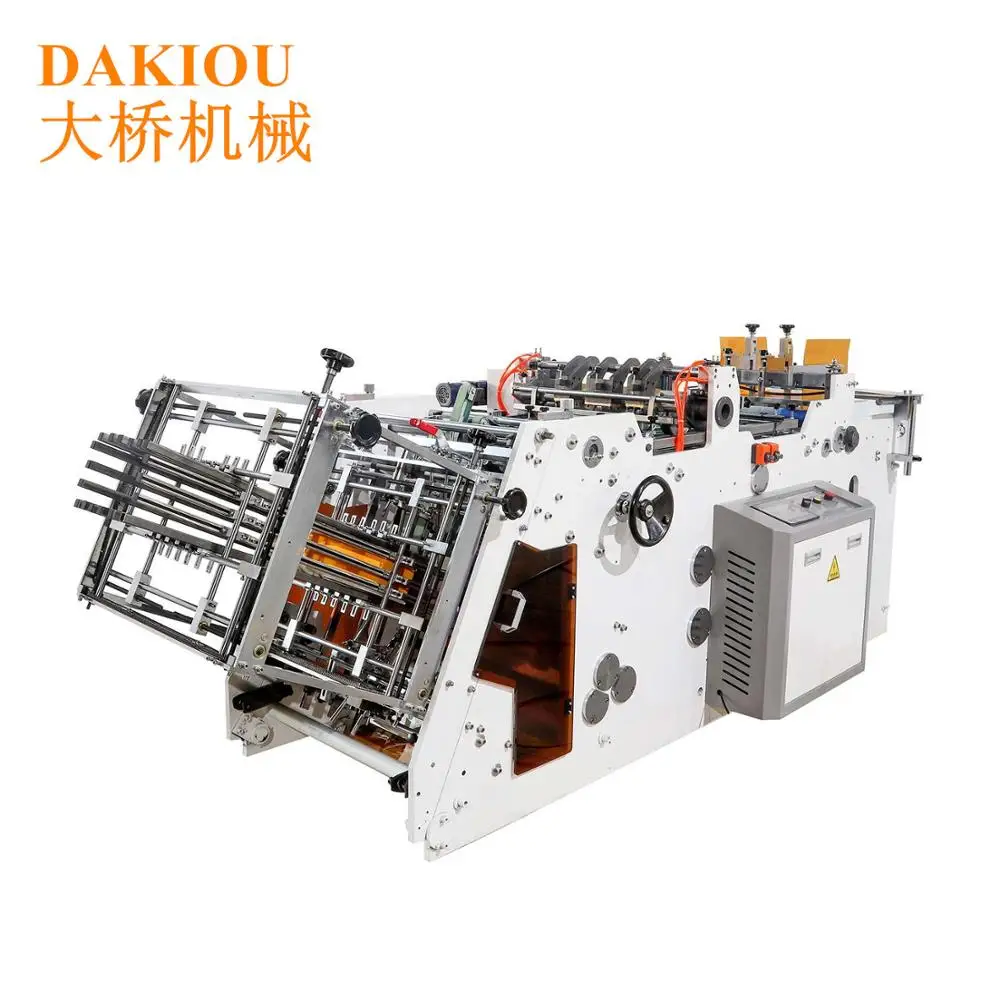 Automatic Paper Carton Box Making Machine