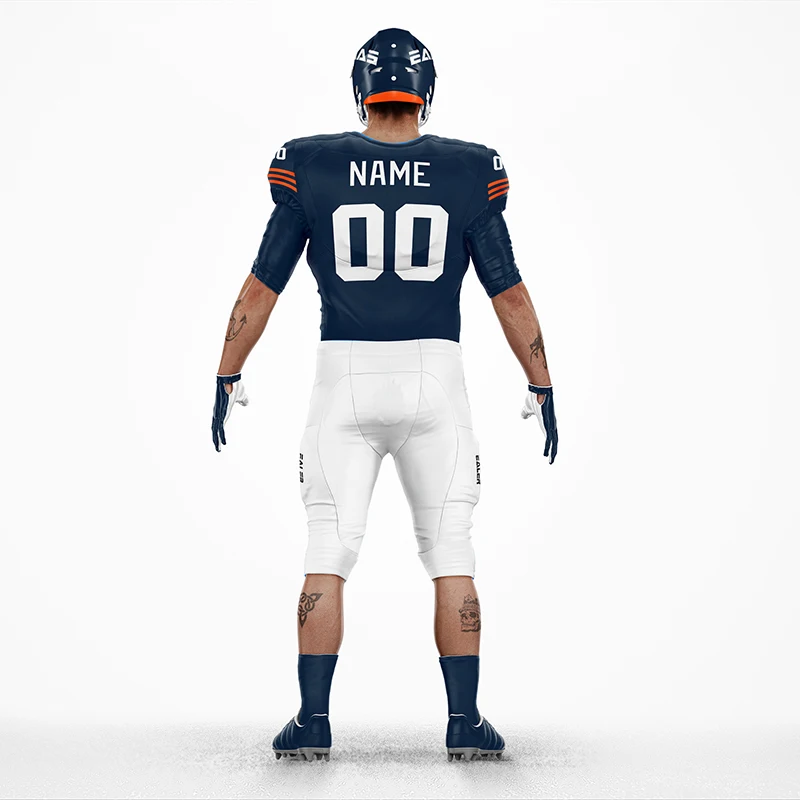 Custom wholesale sublimated youth american football jersey