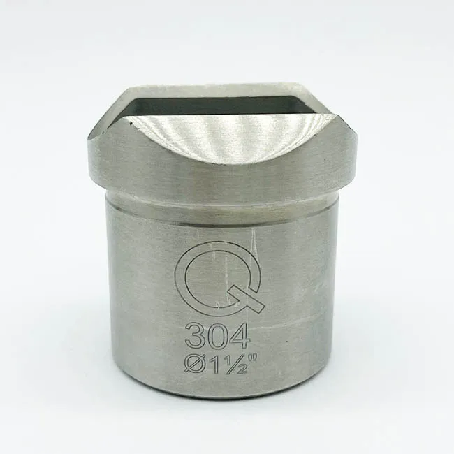 Vinmay Hot Sale Exterior Balustrade Handrail Railing ASTM A554 Welded Tube Fittings Stainless Steel Tube Connector Bracket