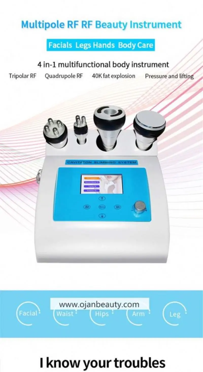 4 in 1  80k Cavitation Slimming System Vaser Liposuction Lipocavitation Vella Shaping Warhammer 40k Velaslim Machine