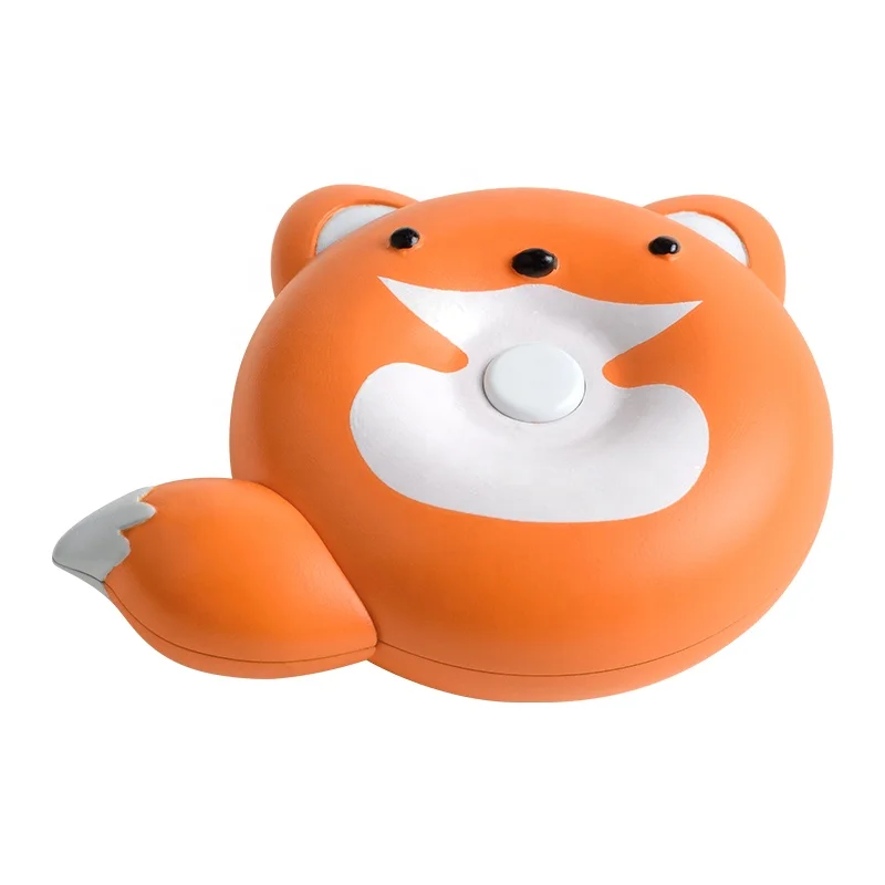 Fox double scale OEM retractable cartoon custom logo soft mini measure tape